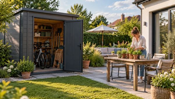 Les avantages d'un abri de jardin 5m² en composite pour maximiser votre espace