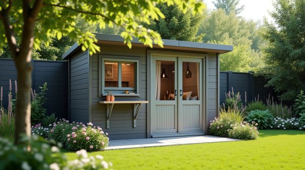 Optimiser l'espace avec un abri de jardin 5m² en composite