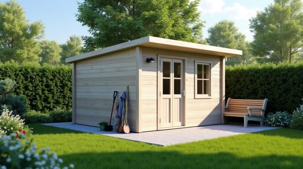 Optimiser l'espace avec un abri de jardin 5m² en composite